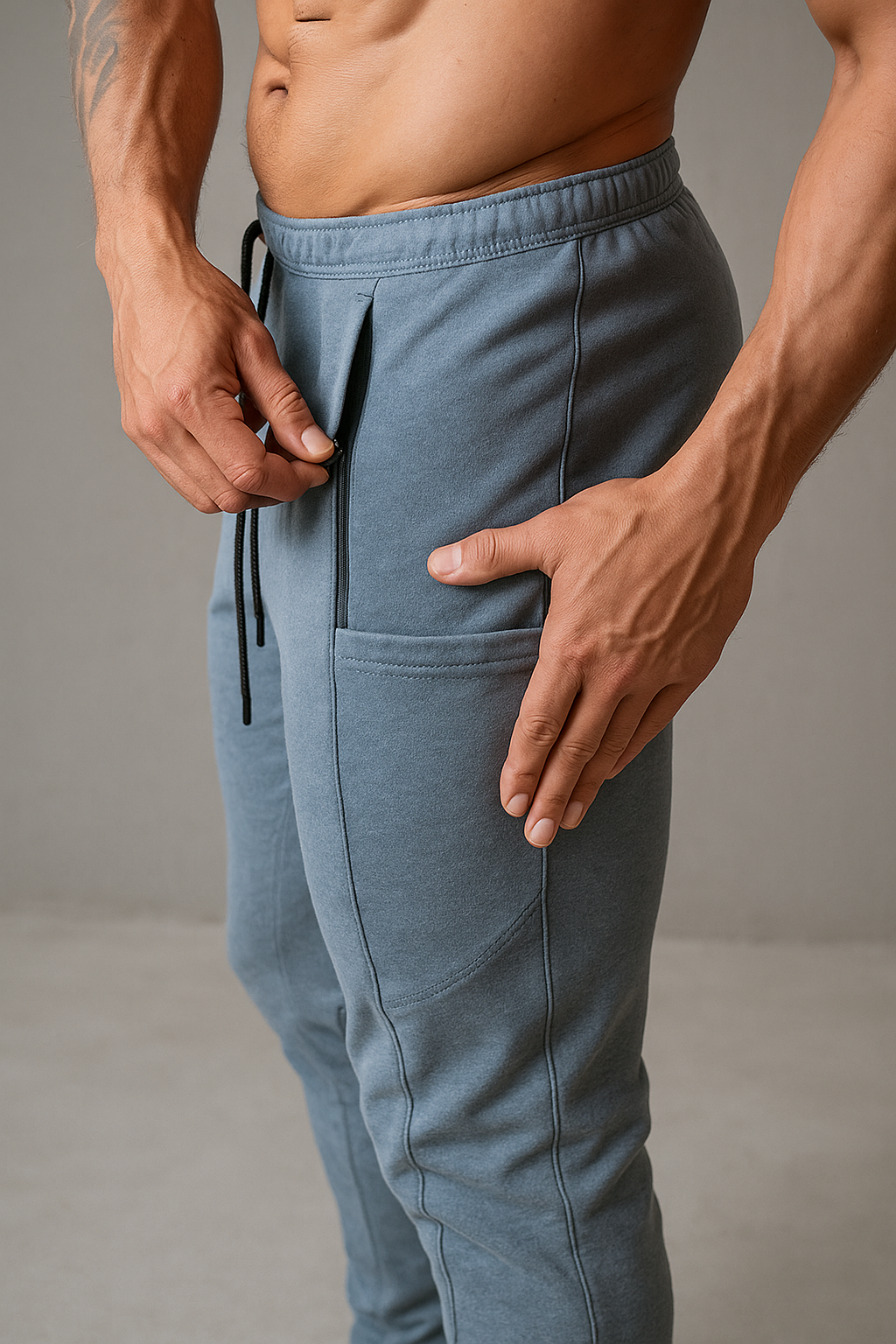 Alpha Lift "Apex Tech" | Premium Lifting Series | Tapered Tech Joggers | Black