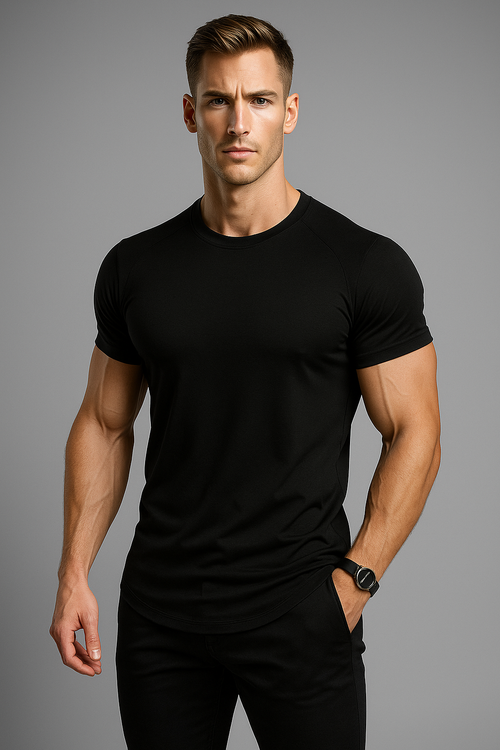 Alpha Lift Elite "Conan" Muscle Fit T-Shirt | Coral