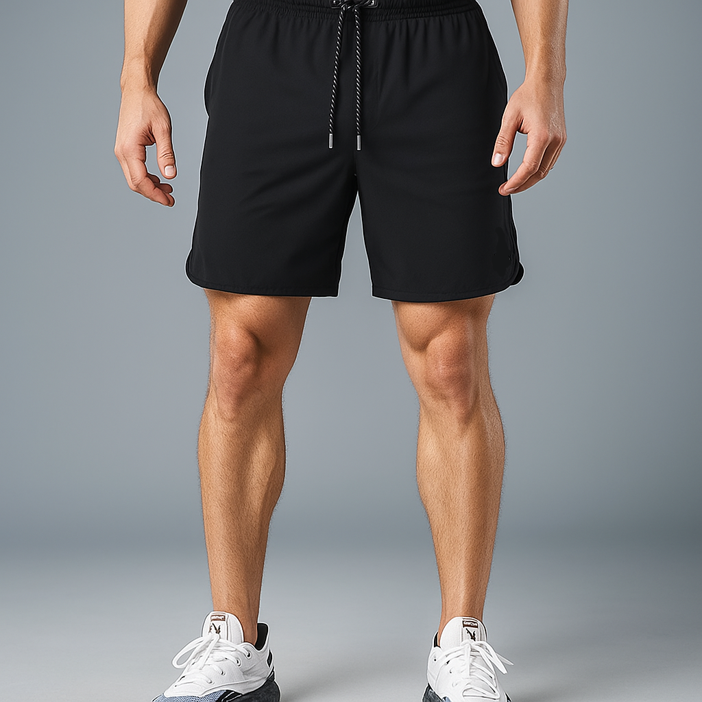 Alpha Lift Elite Series | "Duality" Training Shorts | White Splatter