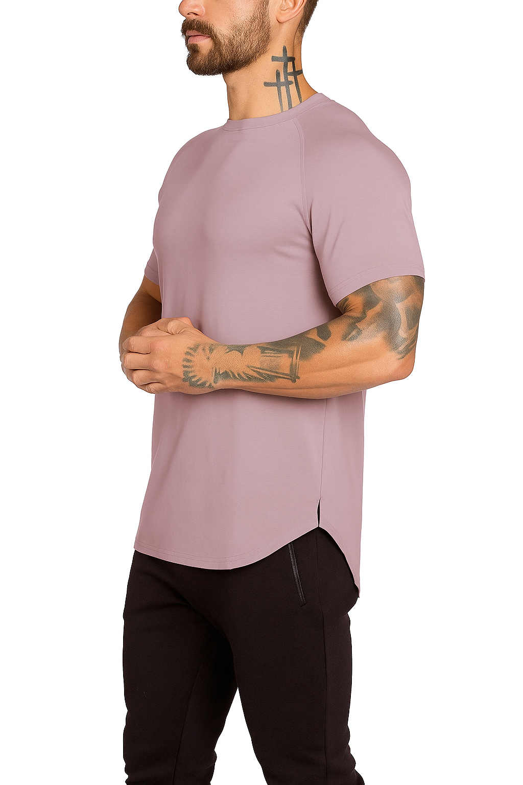 Alpha Lift Elite "Raven" Fitted Tee | Dark Gray