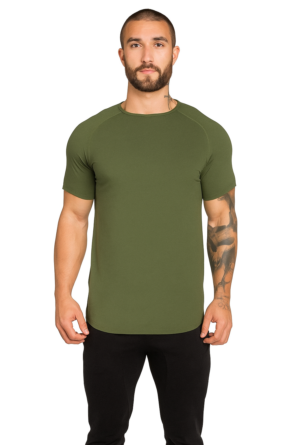 Alpha Lift Elite "Raven" Fitted Tee | Dark Gray