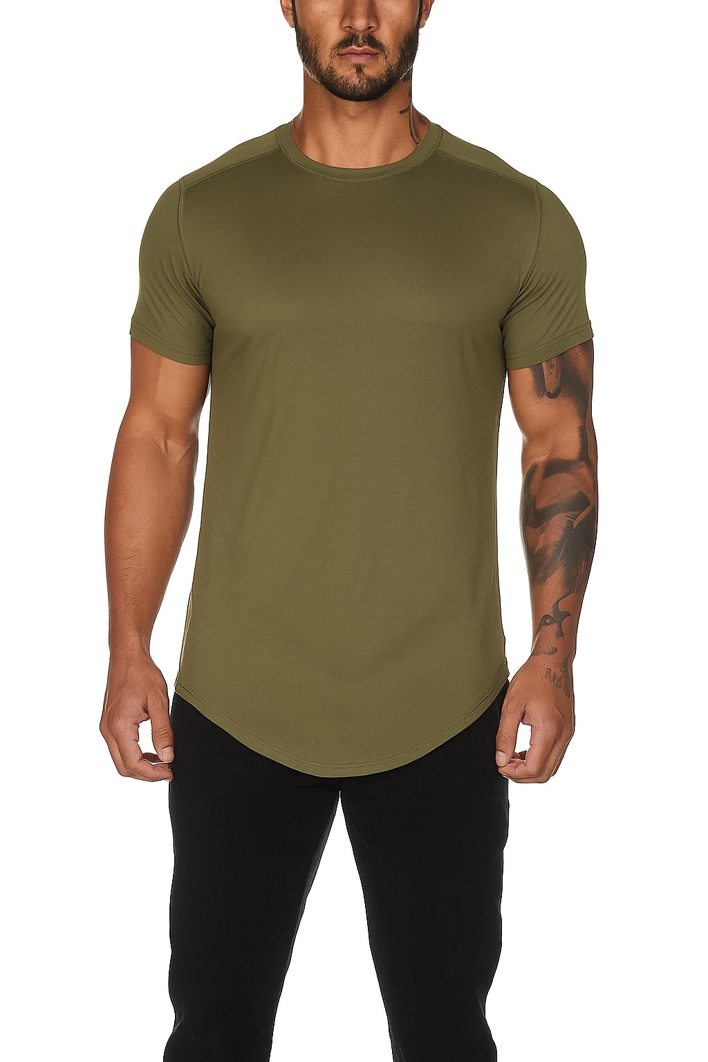 Alpha Lift Elite "Elusive" Fitted T-Shirt | Gray Camo