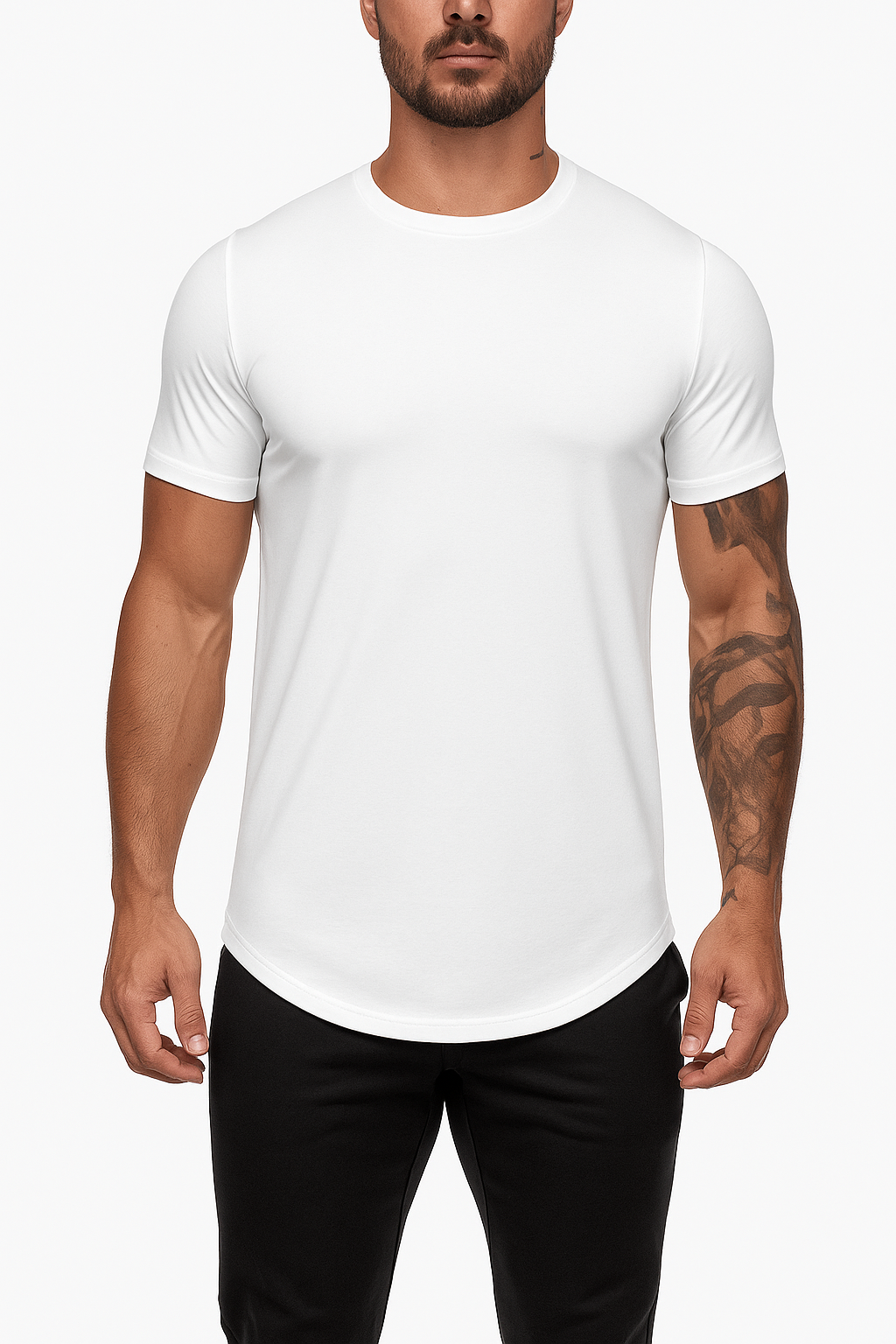 Alpha Lift Elite "Elusive" Fitted T-Shirt | Gray Camo
