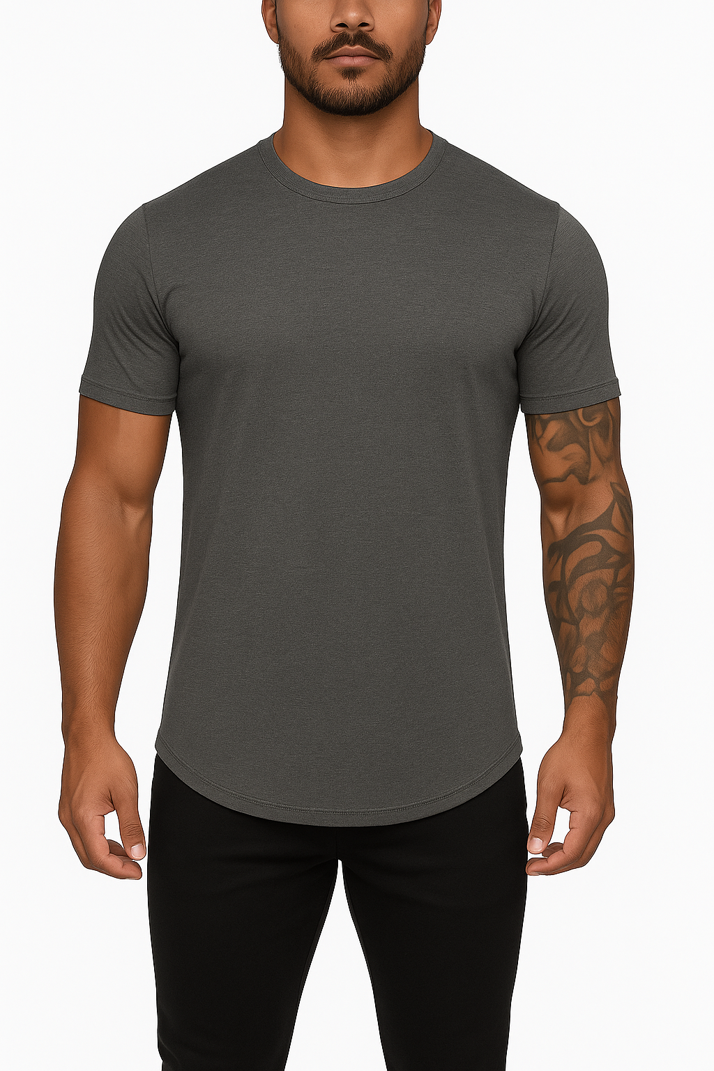 Alpha Lift Elite "Elusive" Fitted T-Shirt | Gray Camo