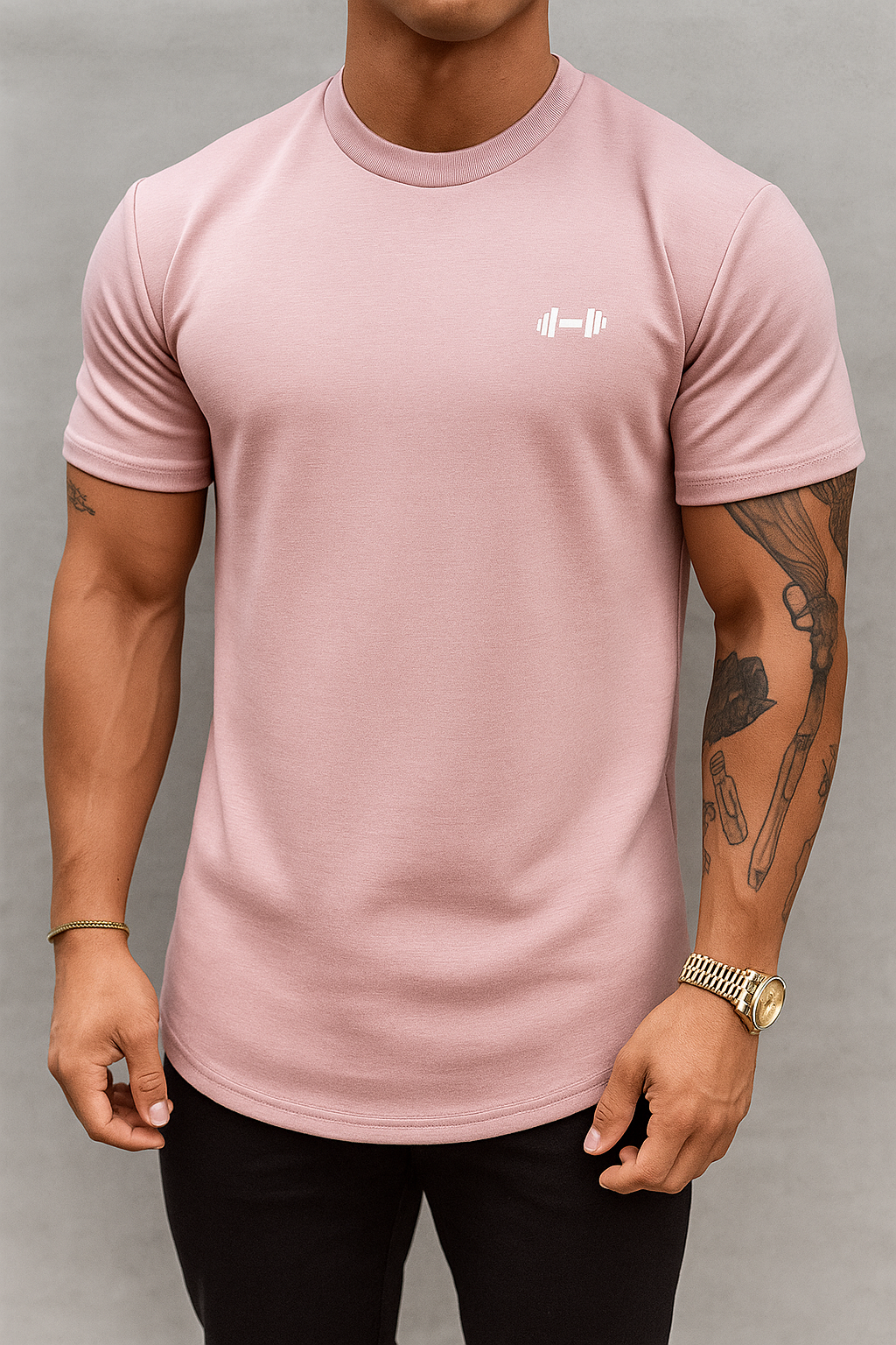 Alpha Lift "Executive" Dri-Fit Muscle Tee | Space Black