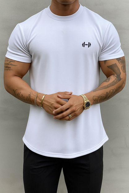 Alpha Lift "Executive" Dri-Fit Muscle Tee | Space Black