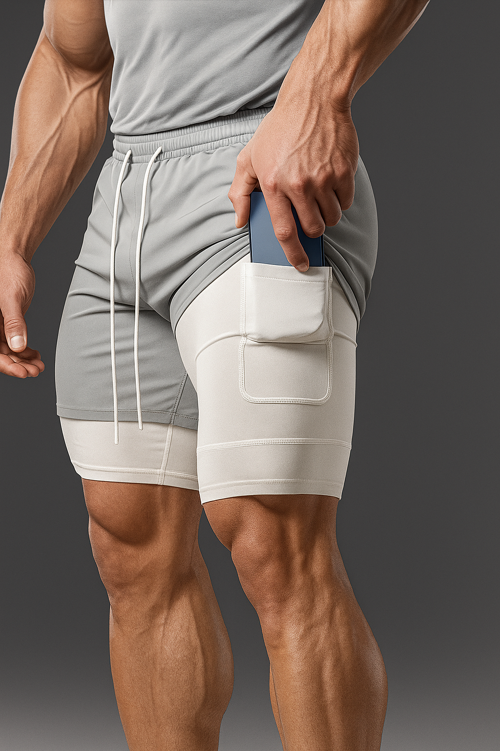 Alpha Lift "Relentless" Premium 2-in-1 Shorts | Green