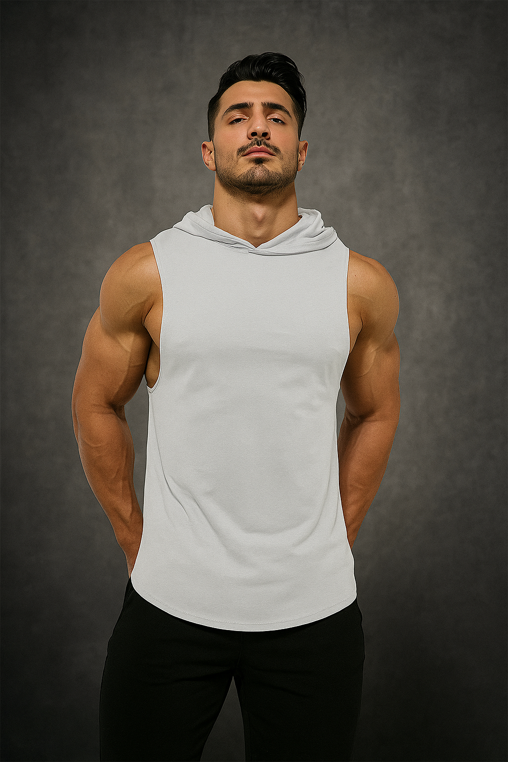 Alpha Lift "Alpha" Hooded Tank | Navy
