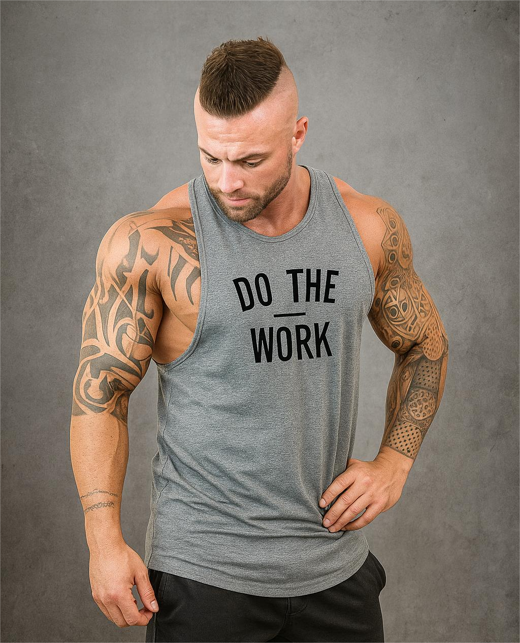 Alpha Lift Elite "Do the Work" Assorted Tanks | Premium Series | Black