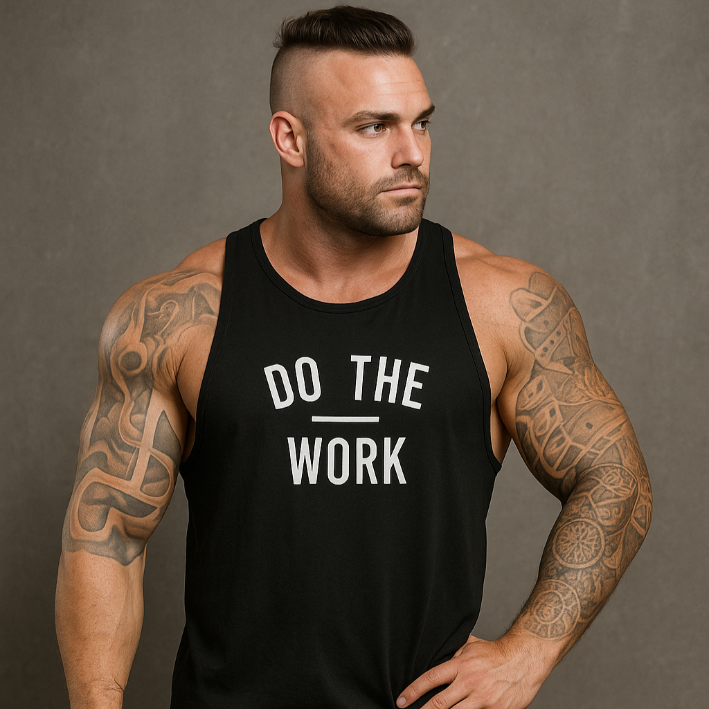 Alpha Lift Elite "Do the Work" Assorted Tanks | Premium Series | Black