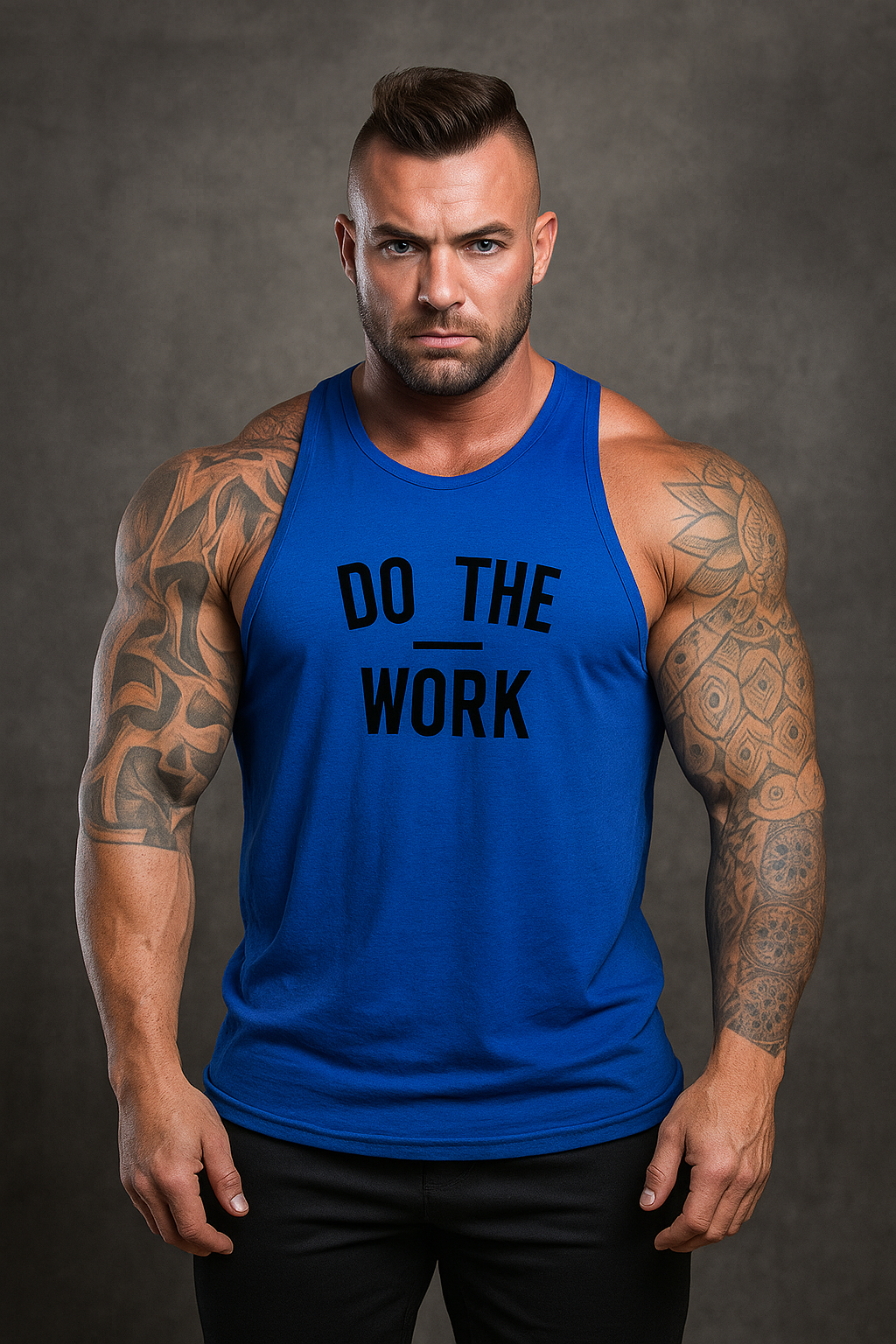 Alpha Lift Elite "Do the Work" Assorted Tanks | Premium Series | Black
