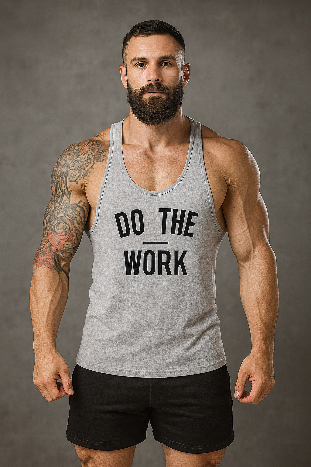 Alpha Lift Elite "Do the Work" Assorted Tanks | Bearclaw Premium Series | White
