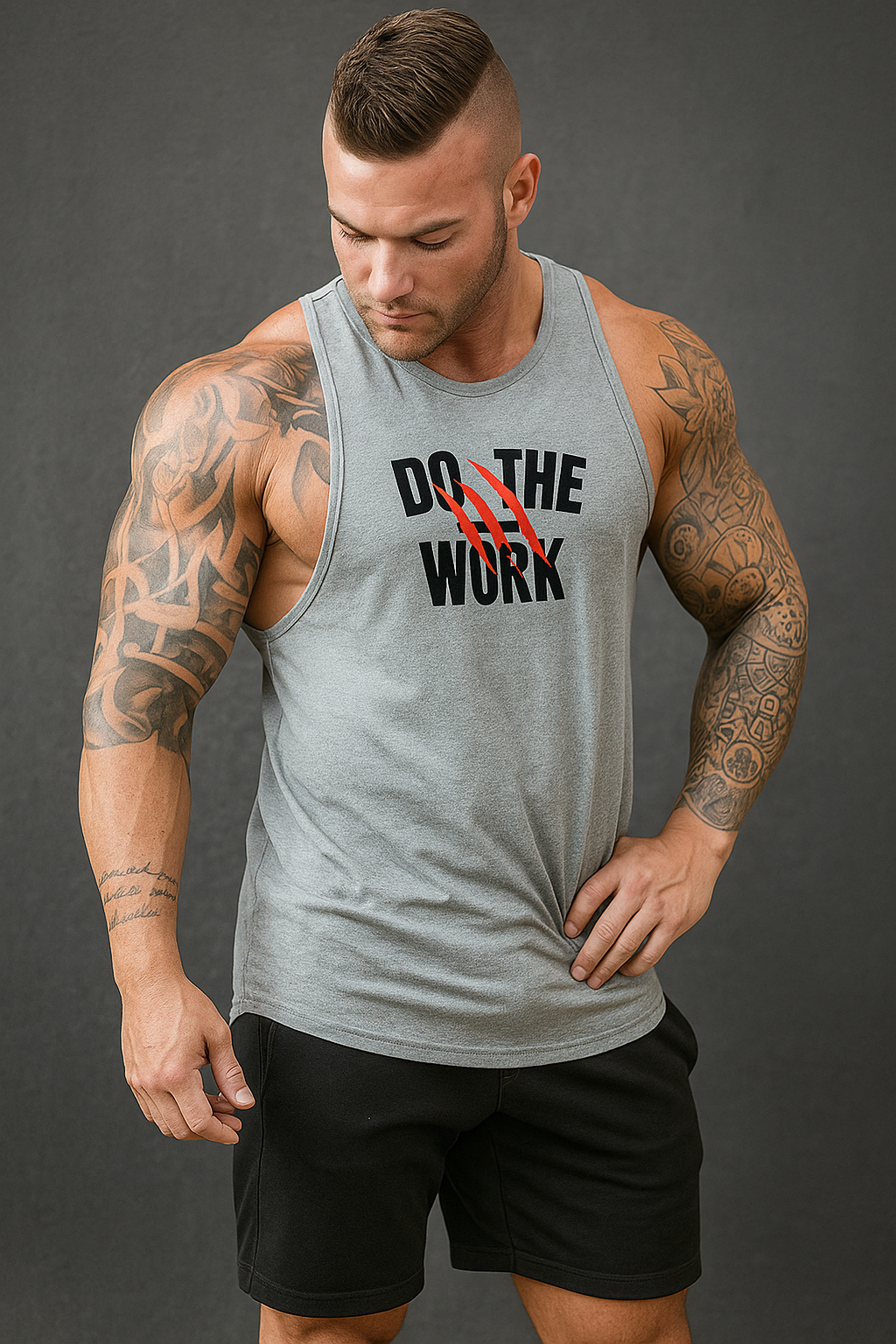 Alpha Lift Elite "Do the Work" Assorted Tanks | Premium Series | Black