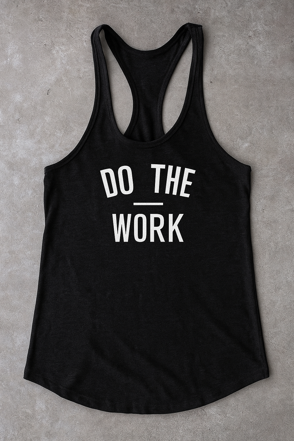 Alpha Lift Elite "Do the Work" Assorted Tanks | Bearclaw Premium Series | White