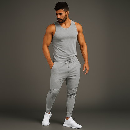 Alpha Lift "Prime" | Performance Series | Tapered Tech Joggers | Navy