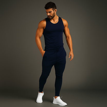 Alpha Lift "Prime" | Performance Series | Tapered Tech Joggers | Space Black