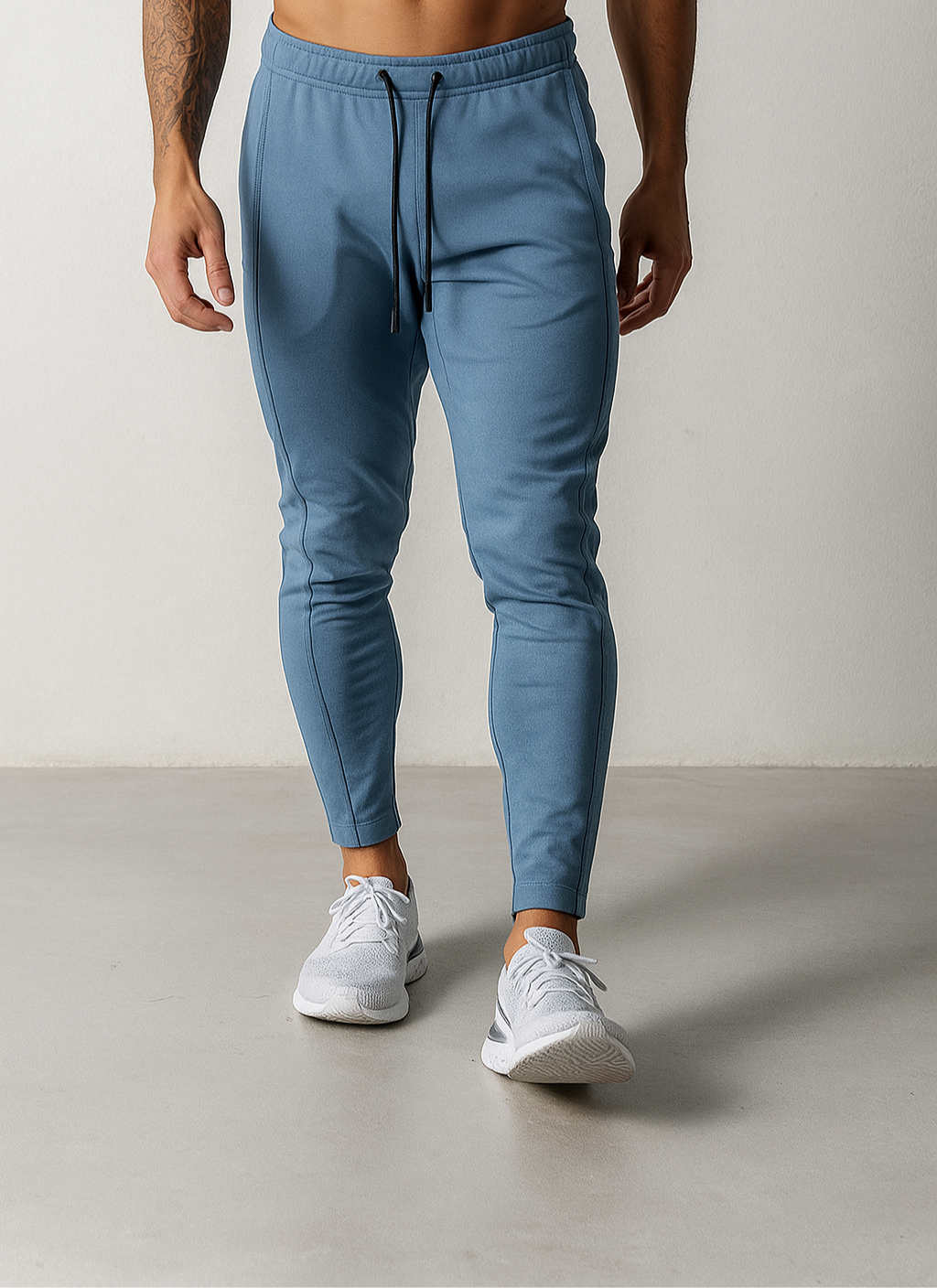 Alpha Lift "Apex Tech" | Premium Lifting Series | Tapered Tech Joggers | Black
