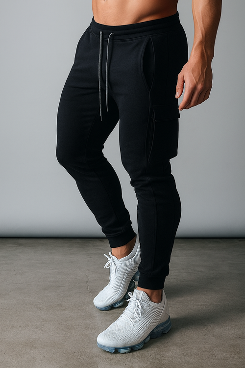 Alpha Lift "Alpha" | Premium Series Tapered Jogger | Black