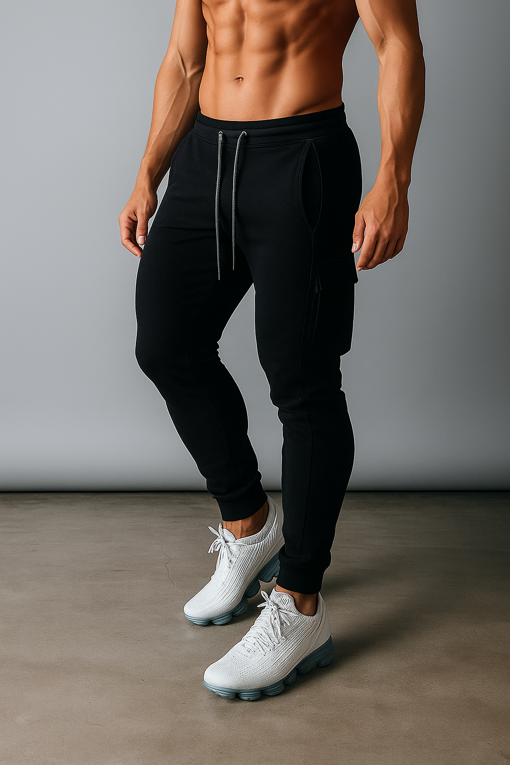 Alpha Lift "Alpha" | Premium Series Tapered Jogger | Black