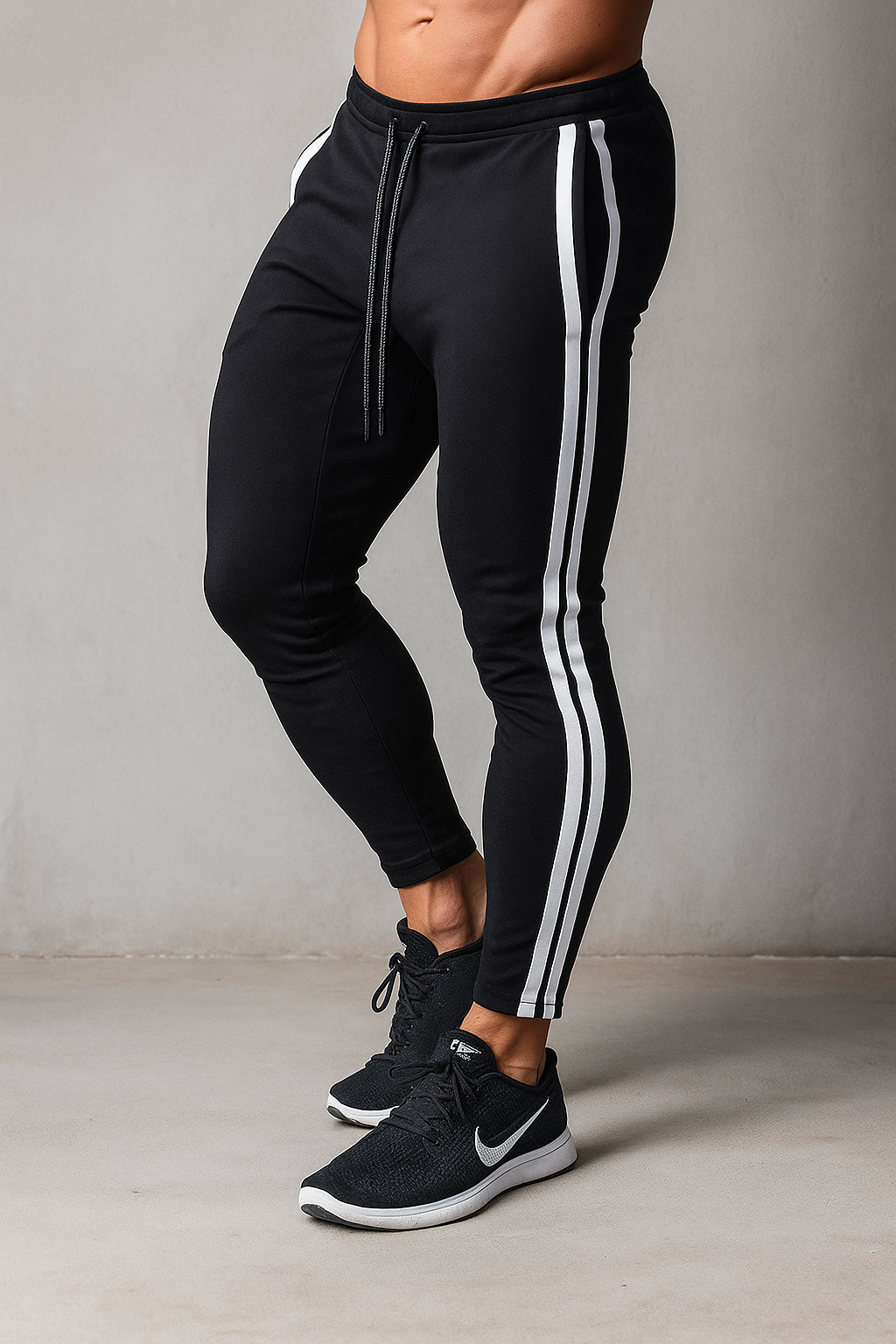 Alpha Lift "Legacy " Joggers | Premium Series | Tapered Tech Joggers | Gray