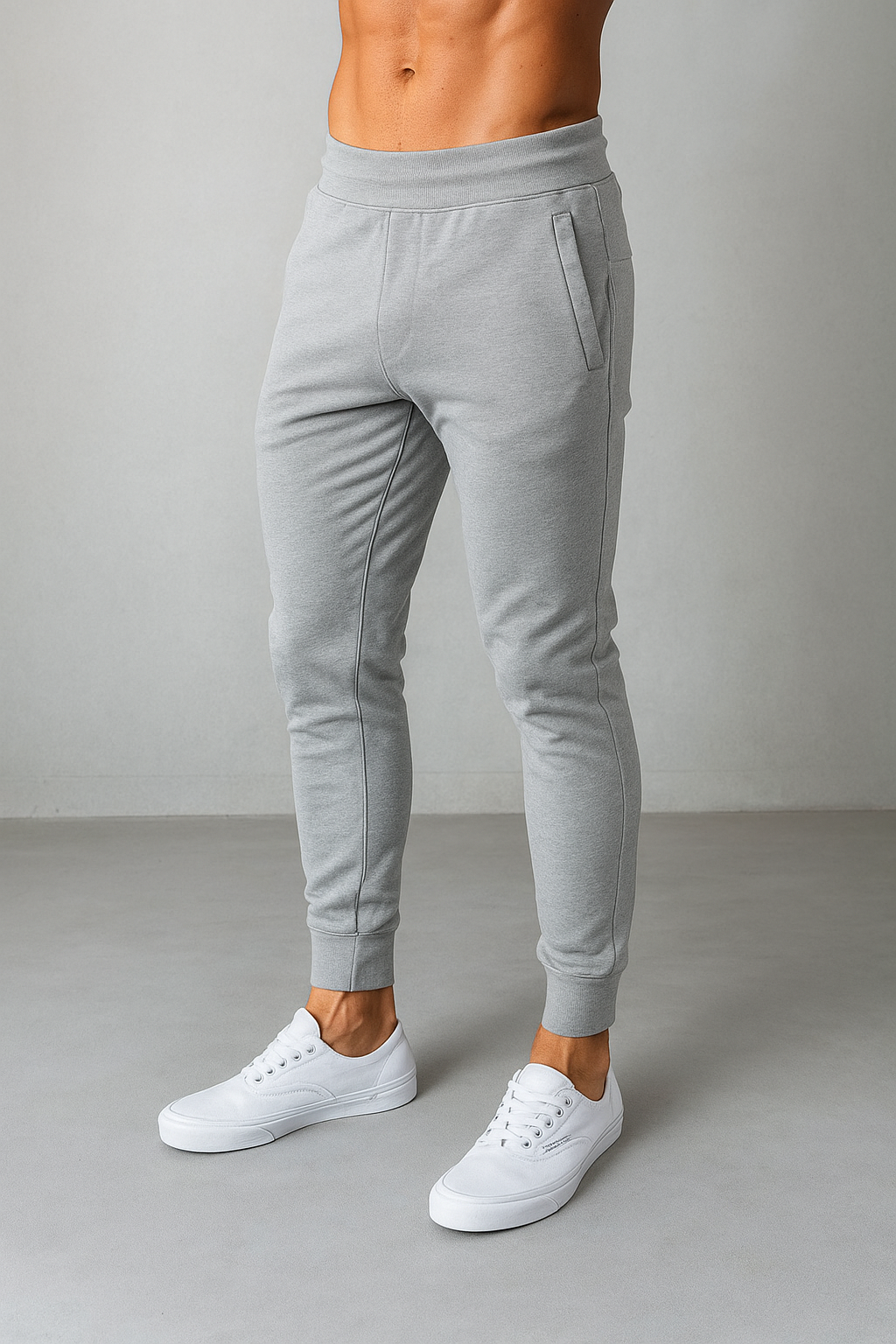Alpha Lift Elite "Precision" Premium Joggers | Gray