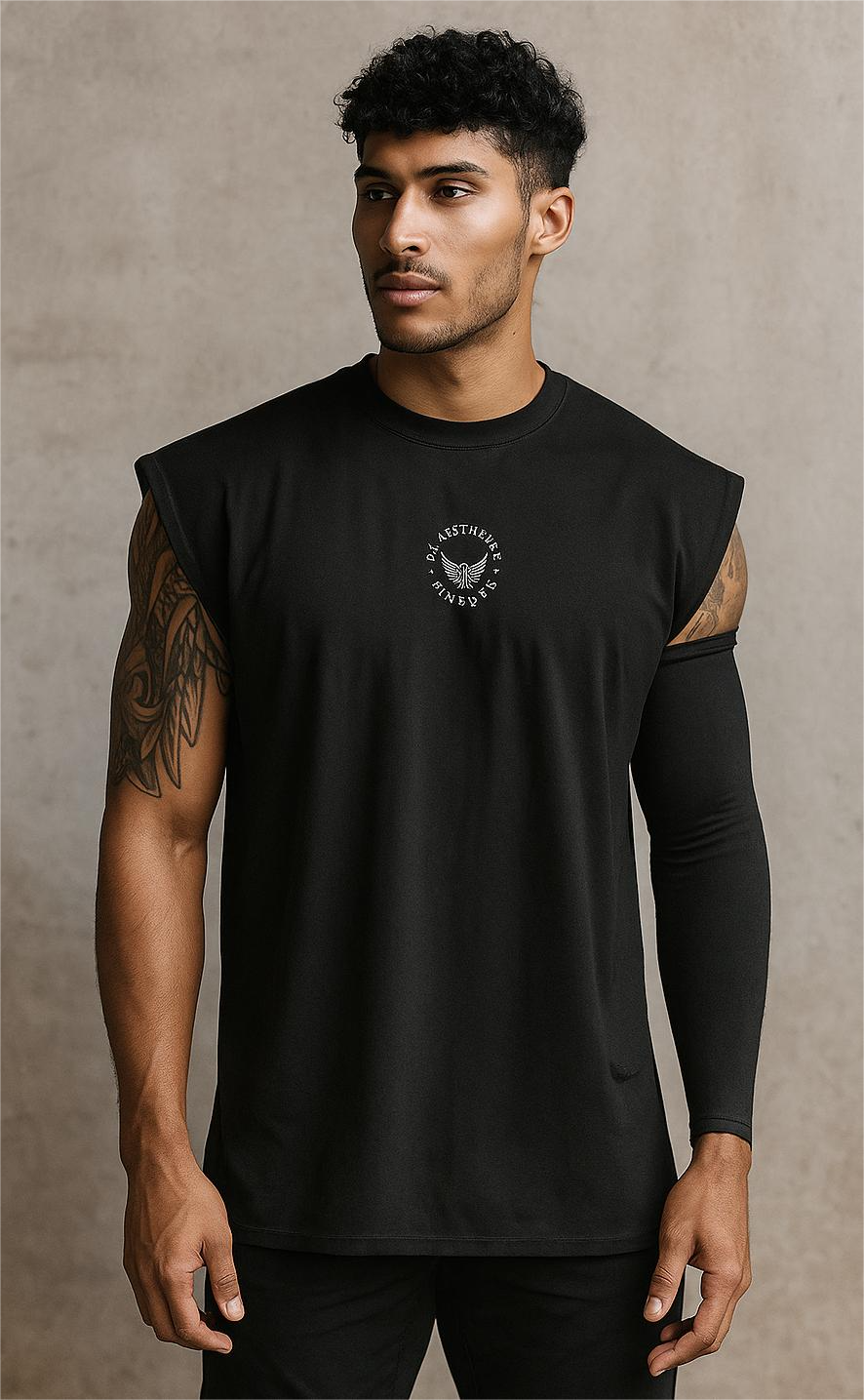 Alpha Lift Elite "Mission" Sleeveless Tank | Gray