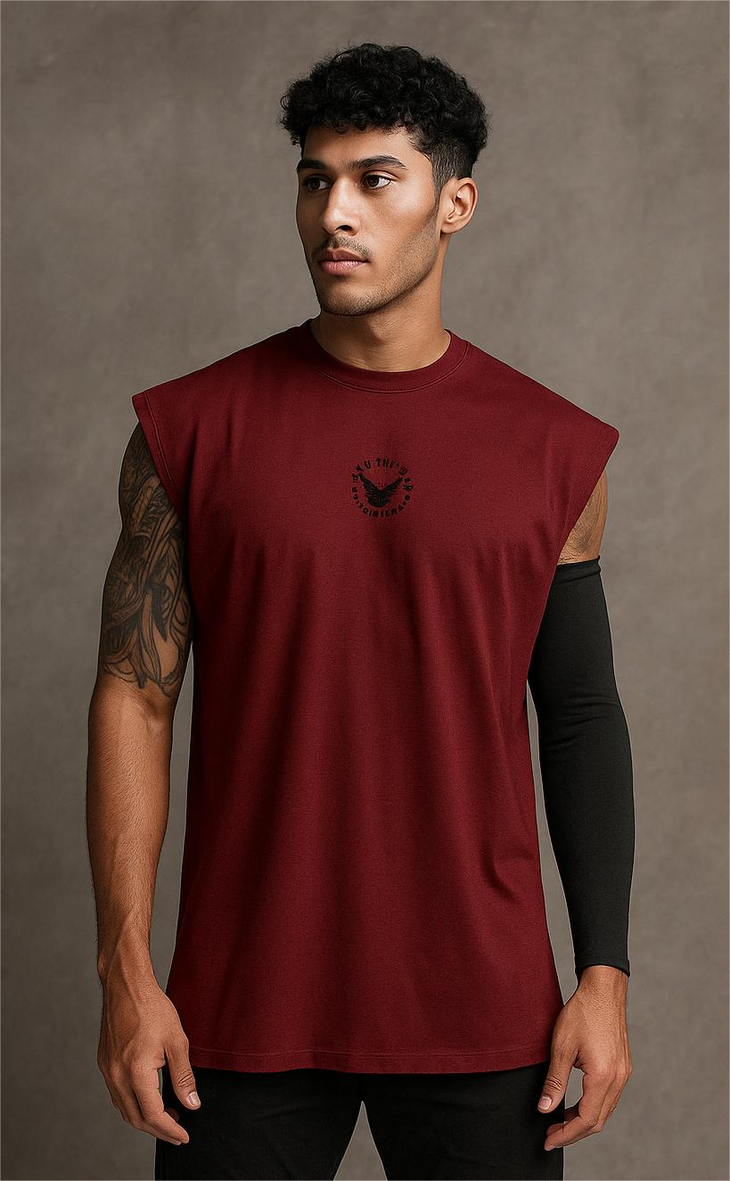 Alpha Lift Elite "Mission" Sleeveless Tank | Red