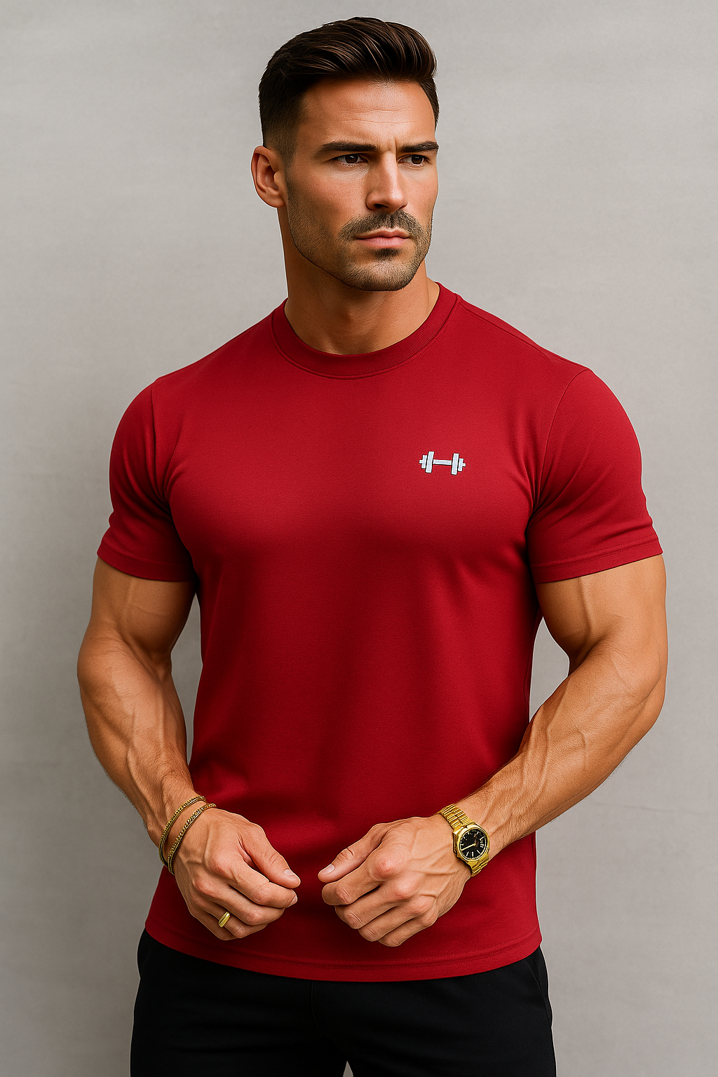 Alpha Lift "Executive" Dri-Fit Muscle Tee | Space Black
