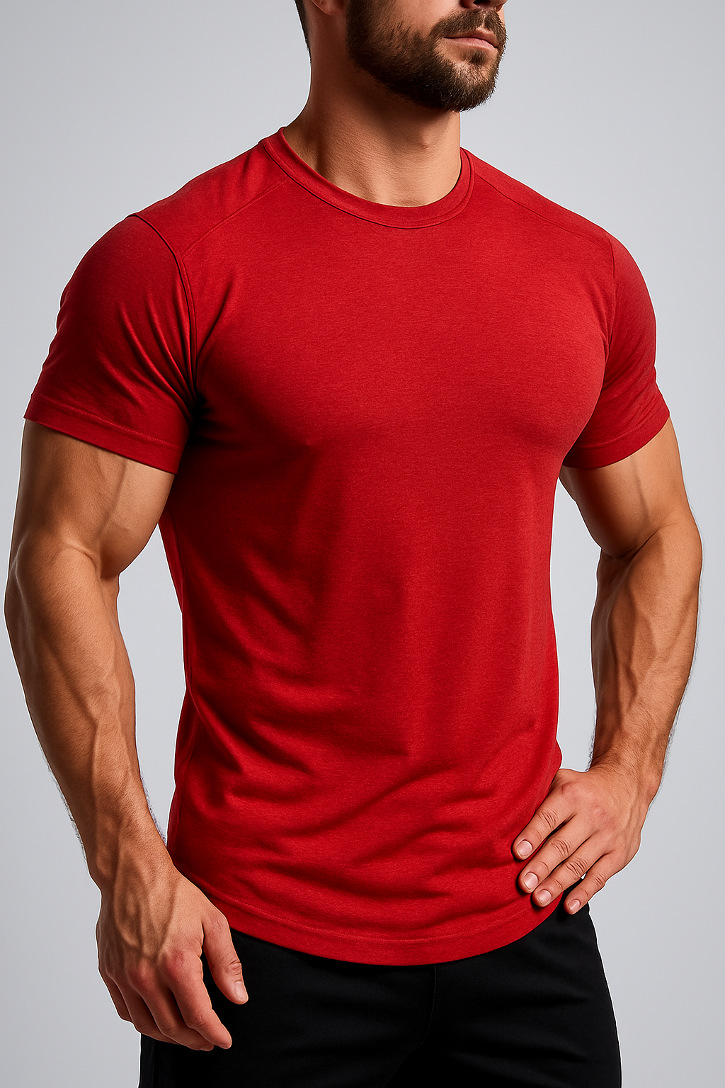 Alpha Lift "Alpha" Dri-Fit Tee | Crimson Red