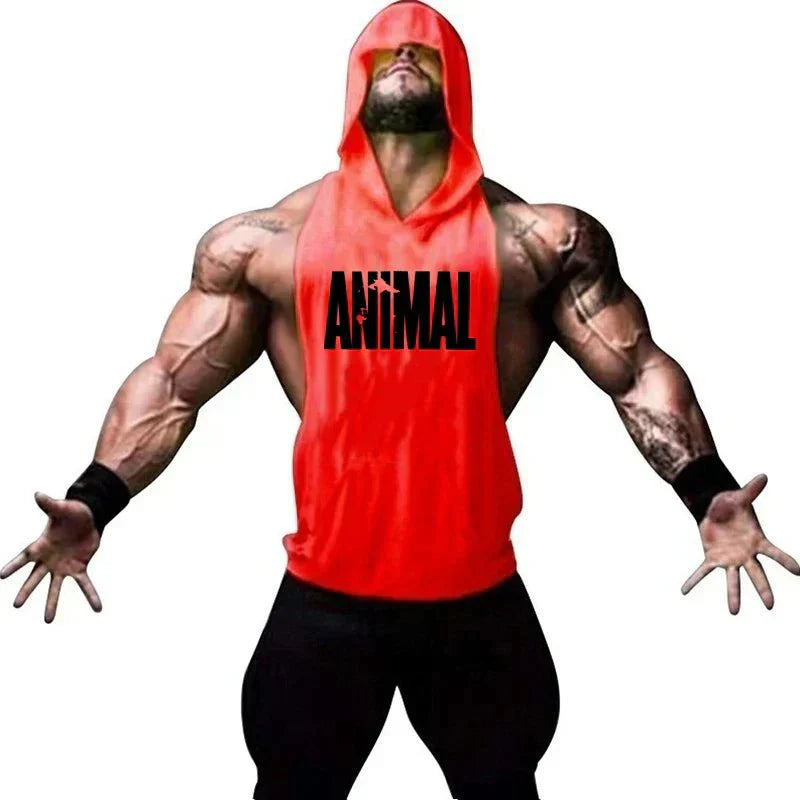 AlphaLift "Animalistic" Assorted Hooded Tank | Black - Official AlphaLift Fit