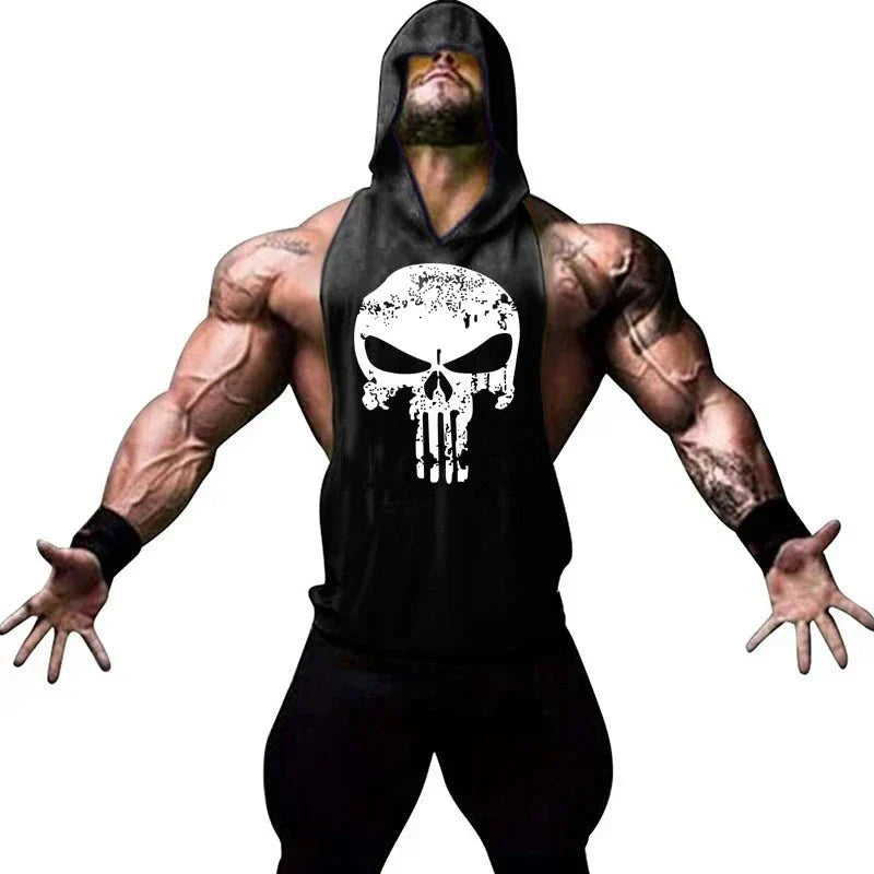 AlphaLift "Animalistic" Assorted Hooded Tank | Black - Official AlphaLift Fit