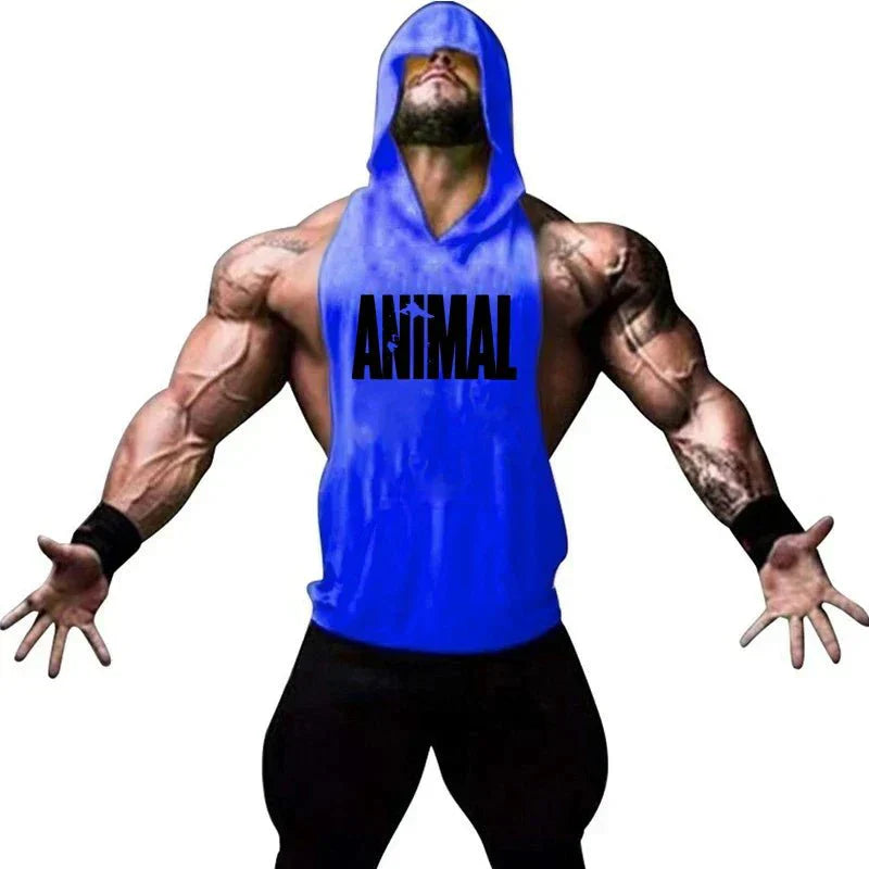 AlphaLift "Animalistic" Assorted Hooded Tank | Black - Official AlphaLift Fit