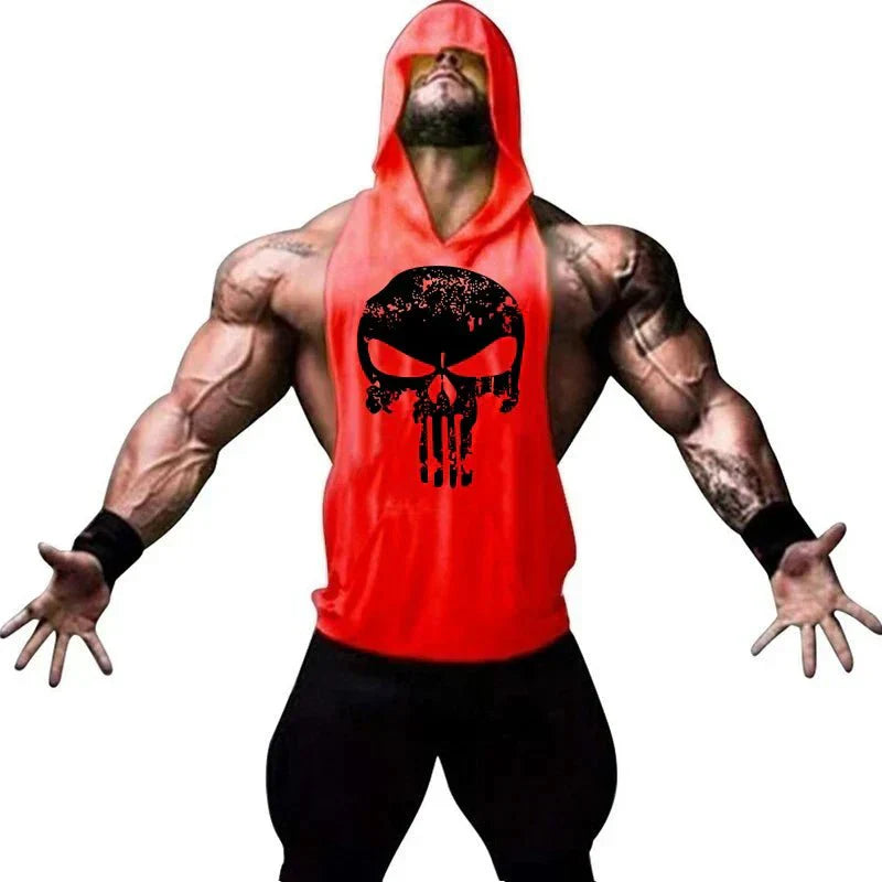 AlphaLift "Animalistic" Assorted Hooded Tank | Gray - Official AlphaLift Fit