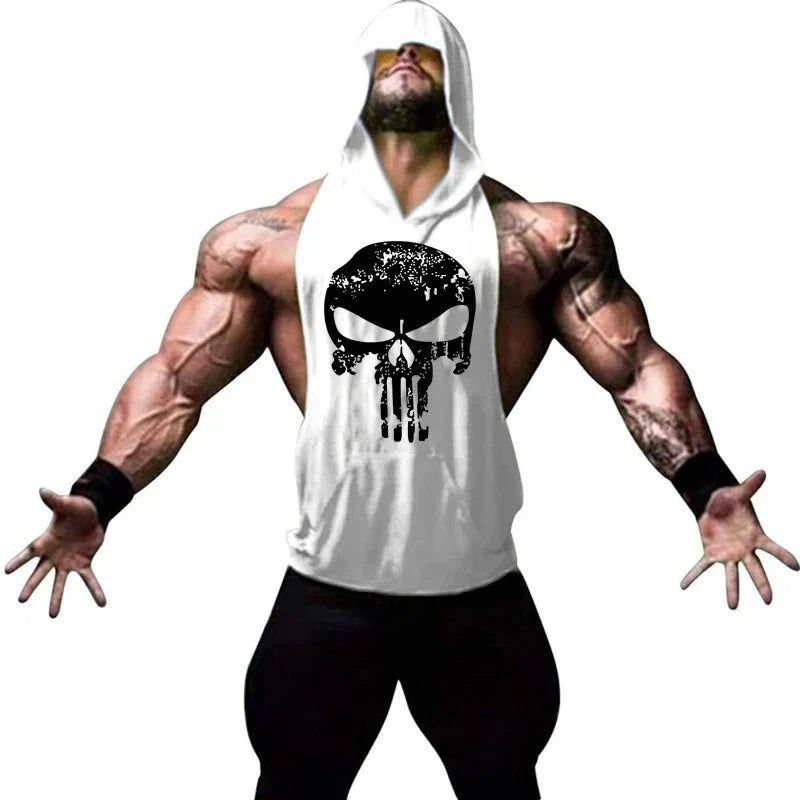 AlphaLift "Animalistic" Assorted Hooded Tank | Gray - Official AlphaLift Fit