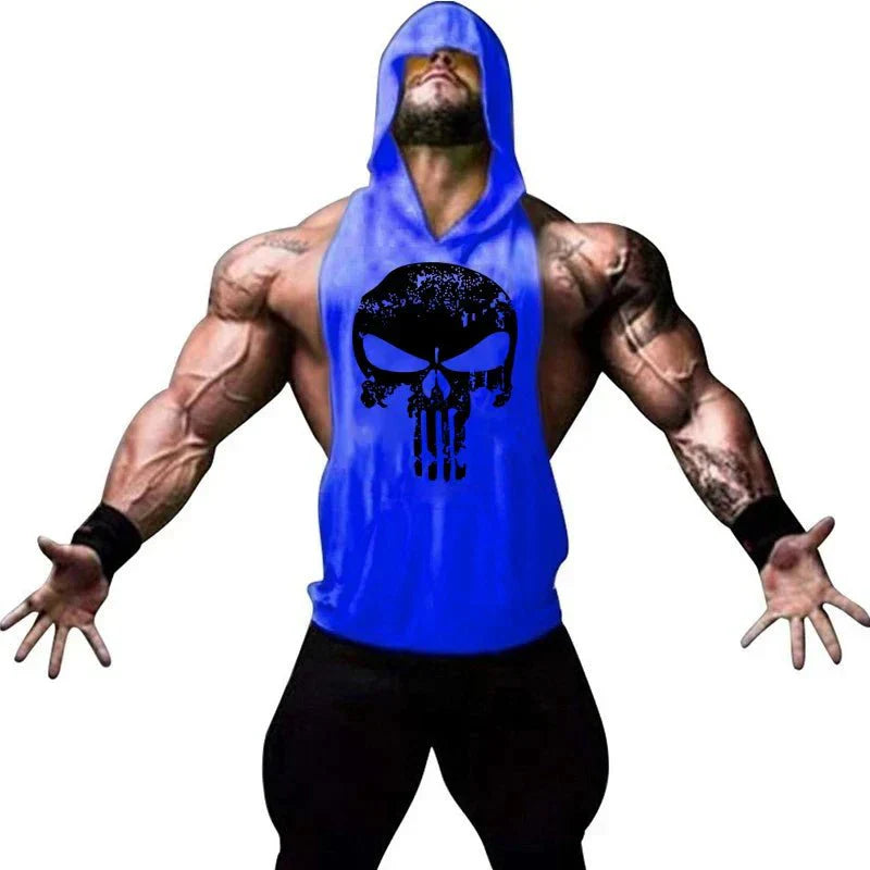 AlphaLift "Animalistic" Assorted Hooded Tank | Gray - Official AlphaLift Fit