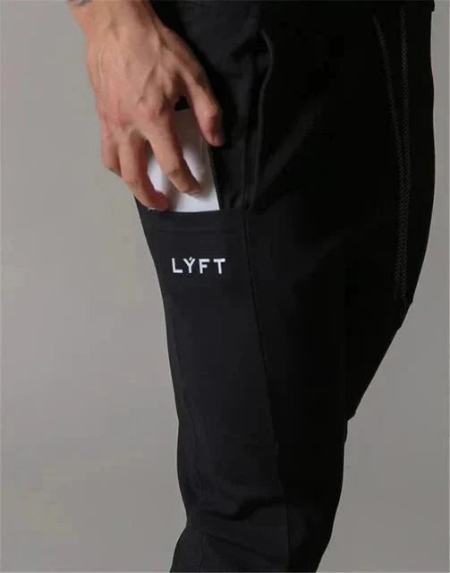 AlphaLift "Champion" Tapered Joggers | Premium Series | Navy - Official AlphaLift Fit