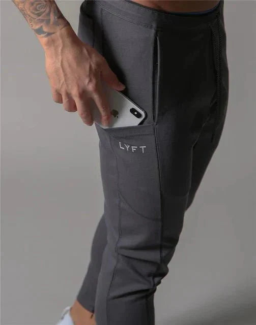AlphaLift "Champion" Tapered Joggers | Premium Series | Navy - Official AlphaLift Fit