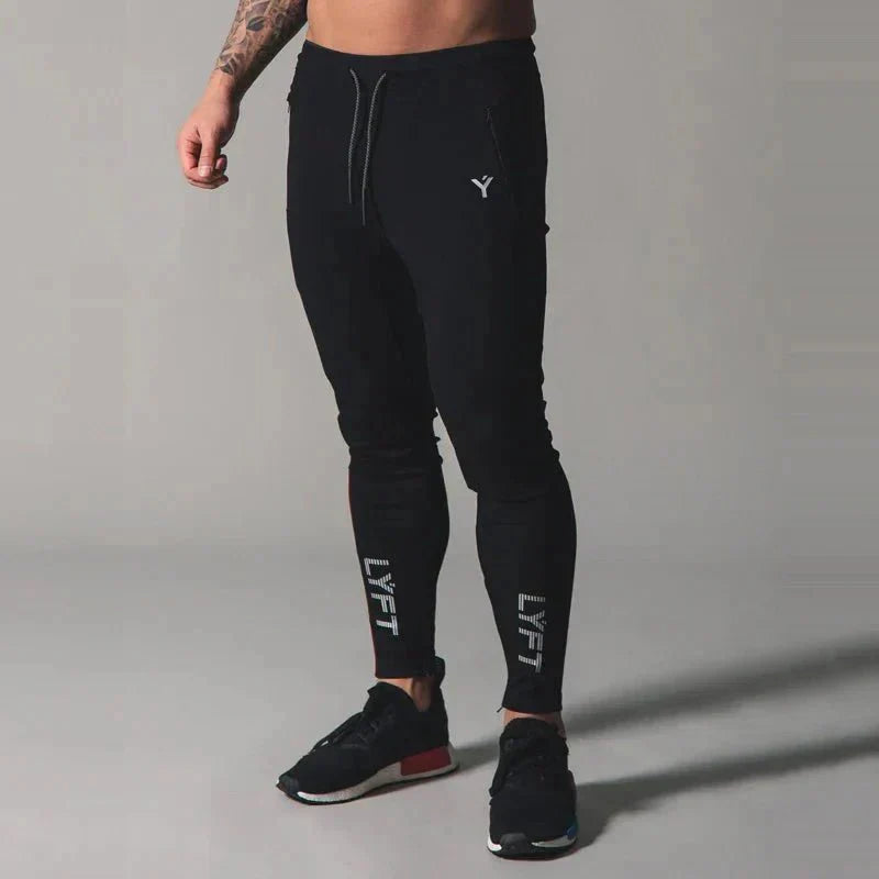 AlphaLift "Champion" Tapered Joggers | Premium Series | Space Black - Official AlphaLift Fit