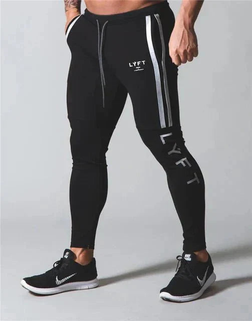 AlphaLift "Champion" Tapered Joggers | Premium Series | Space Black - Official AlphaLift Fit
