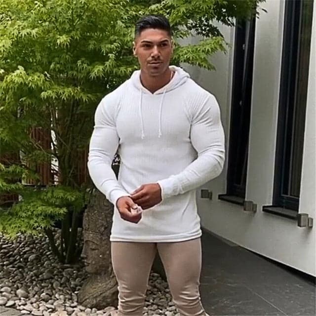 AlphaLift "Dallas" Long Sleeve Fitted Knit | Blue - Official AlphaLift Fit
