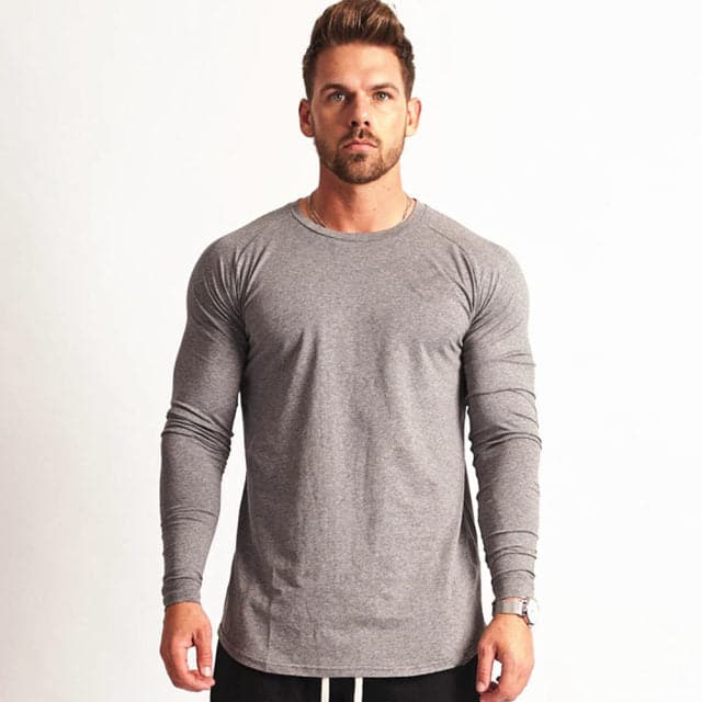 AlphaLift Elite "Century" Long Sleeve | Gray - Official AlphaLift Fit