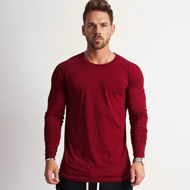 AlphaLift Elite "Century" Long Sleeve | Red - Official AlphaLift Fit