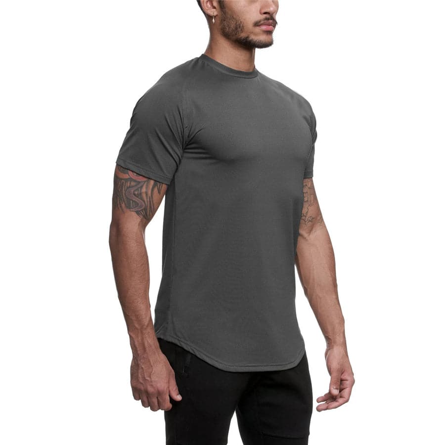 AlphaLift Elite "Elusive" Fitted T-Shirt | Gray Camo - Official AlphaLift Fit