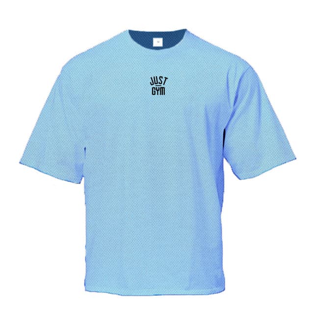 AlphaLift Elite "Focus" Oversized Tee | Blue - Official AlphaLift Fit