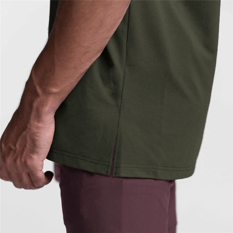 AlphaLift Elite "Juggernaut" Sleeveless Tank | Army Green - Official AlphaLift Fit