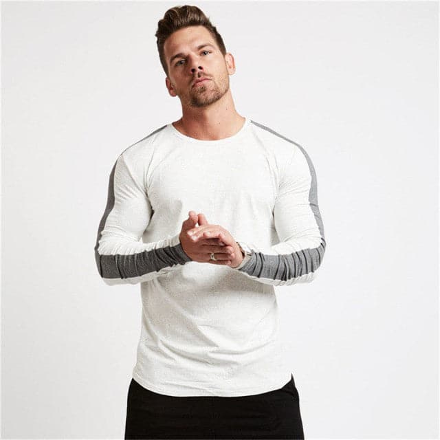 AlphaLift Elite "Midwest" Long Sleeve | Light Gray - Official AlphaLift Fit