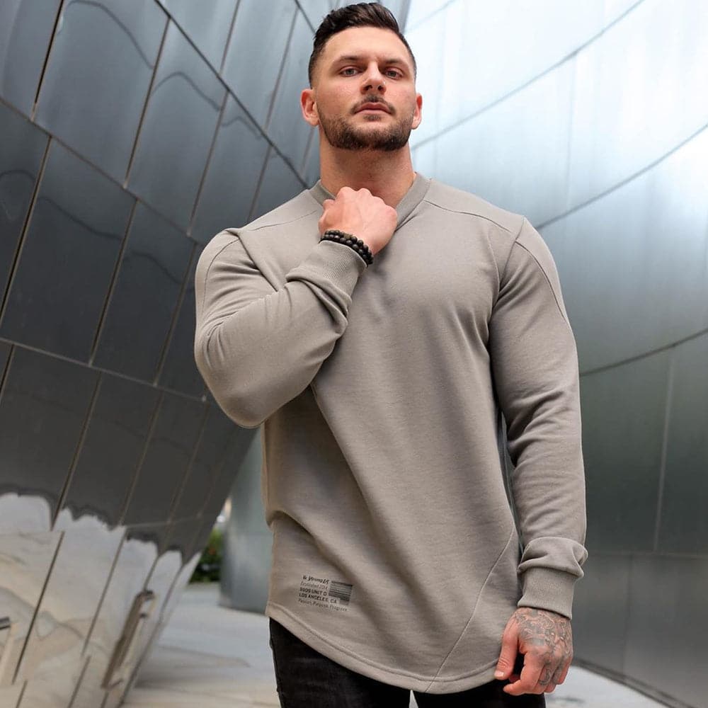AlphaLift Elite "Milenium" Long Sleeve | White - Official AlphaLift Fit