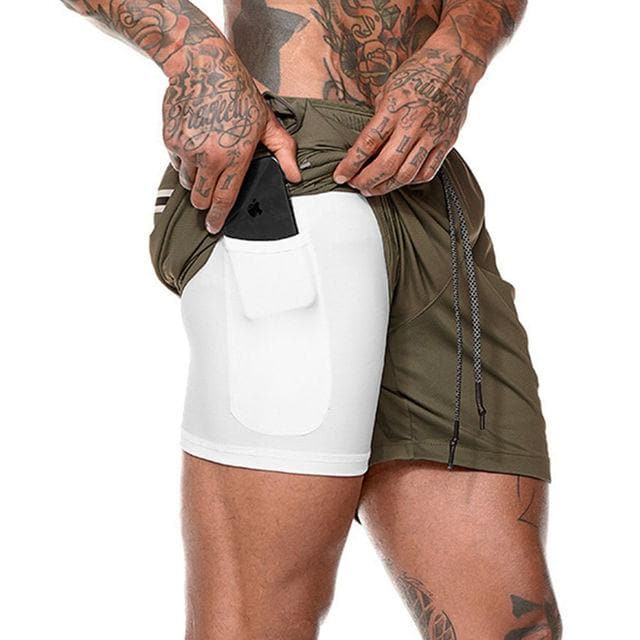 AlphaLift Elite "Operative" 2-in-1 Shorts | Desert Camo - Official AlphaLift Fit
