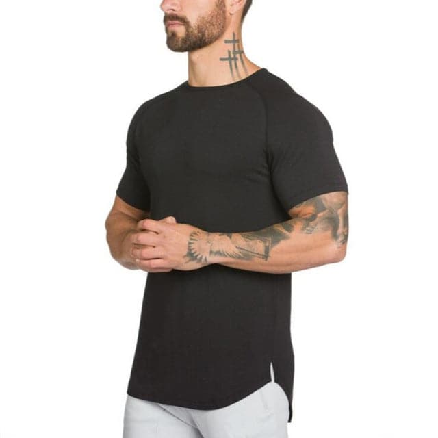 AlphaLift Elite "Raven" Fitted Tee | Black - Official AlphaLift Fit
