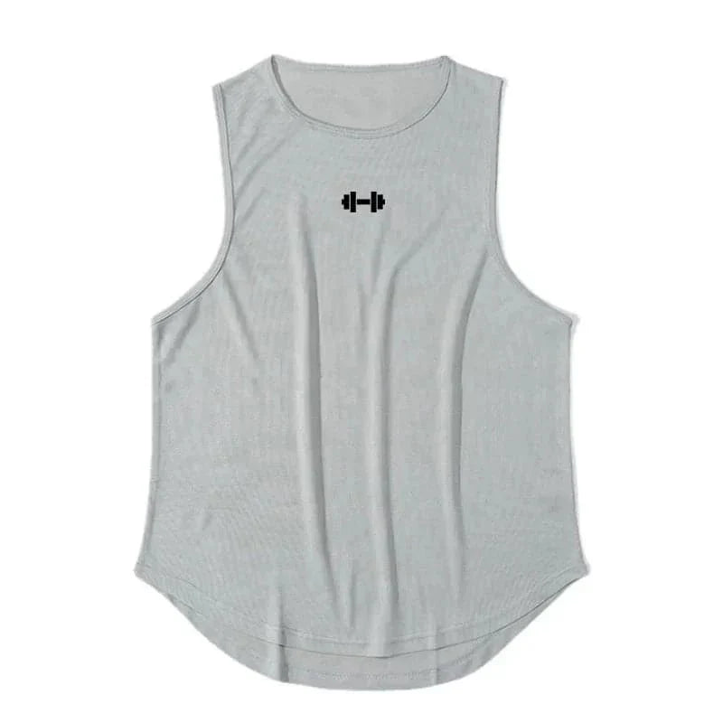 AlphaLift "Executive" Sleeveless Vest Tank | White - Official AlphaLift Fit